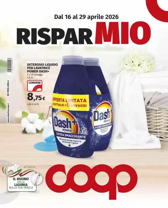 Volantino Coop a Moasca | RisparMIO | 2026-04-16T00:00:00.000Z - 2026-04-29T00:00:00.000Z