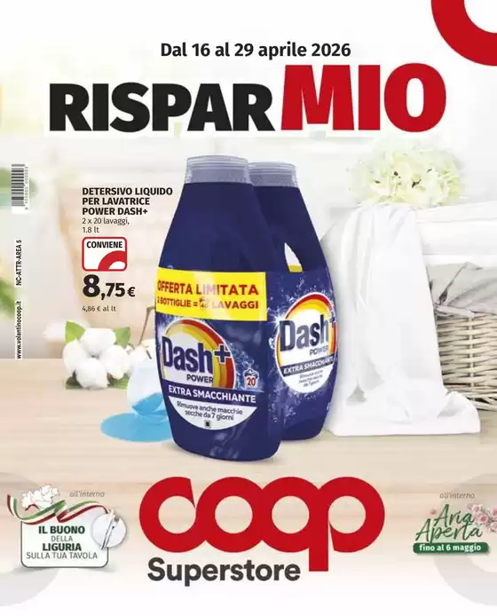 Volantino Coop a Cislago | RisparMIO | 2026-04-16T00:00:00.000Z - 2026-04-29T00:00:00.000Z