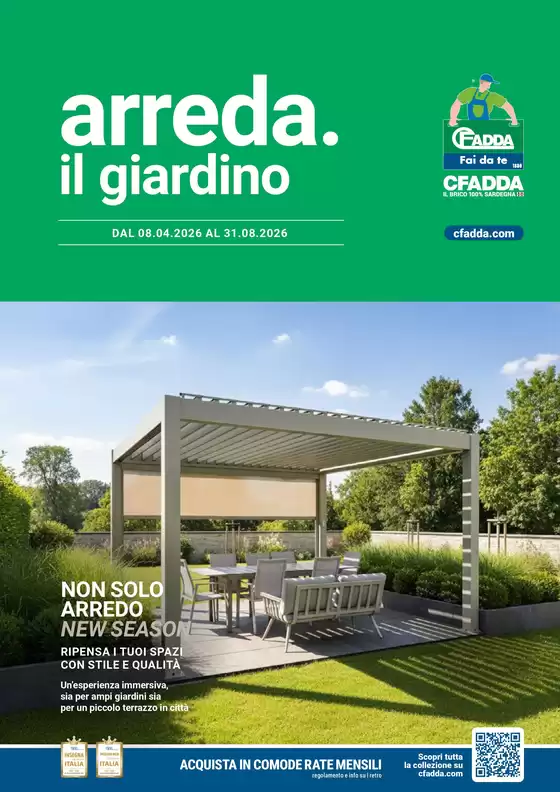 Volantino CFadda | Catalogo Arredo | 2026-03-08T00:00:00.000Z - 2026-08-31T00:00:00.000Z