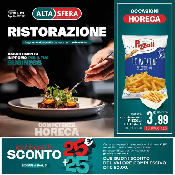 Volantino Altasfera | Occasioni HORECA | 2026-04-16T00:00:00.000Z - 2026-04-29T00:00:00.000Z