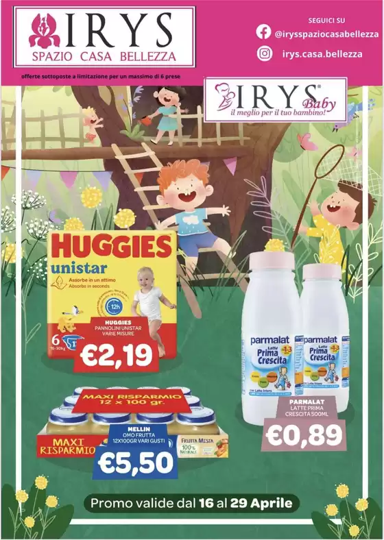 Volantino Irys a Torno | Promo valide dal 16 al 29 aprile | 2026-04-16T00:00:00.000Z - 2026-04-29T00:00:00.000Z