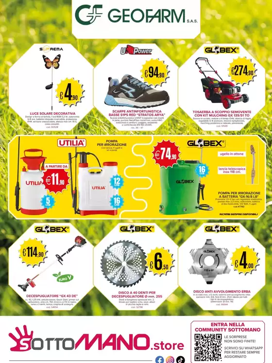 Volantino Geofarm a Leggiuno | Offerte mano | 2026-04-16T00:00:00.000Z - 2026-04-30T00:00:00.000Z