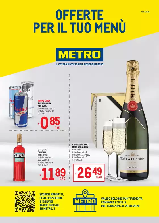 Volantino Metro | Offerte per il tuo menù - AREA 6 | 2026-04-16T00:00:00.000Z - 2026-04-29T00:00:00.000Z