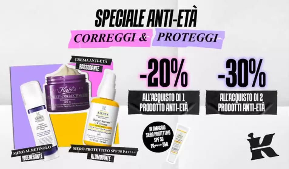 Volantino Kiehls | Speciale anti-eta | 2026-04-16T00:00:00.000Z - 2026-04-30T00:00:00.000Z
