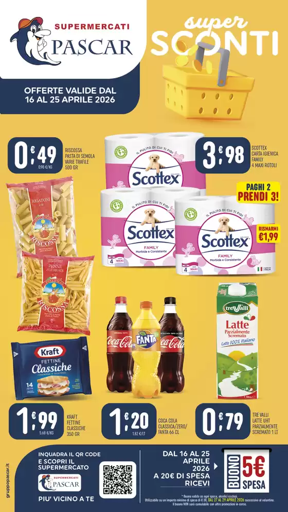 Volantino Pascar | Super sconti | 2026-04-16T00:00:00.000Z - 2026-04-25T00:00:00.000Z