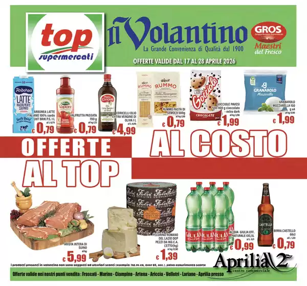 Volantino Top Supermercati | Al costo | 2026-04-17T00:00:00.000Z - 2026-04-28T00:00:00.000Z