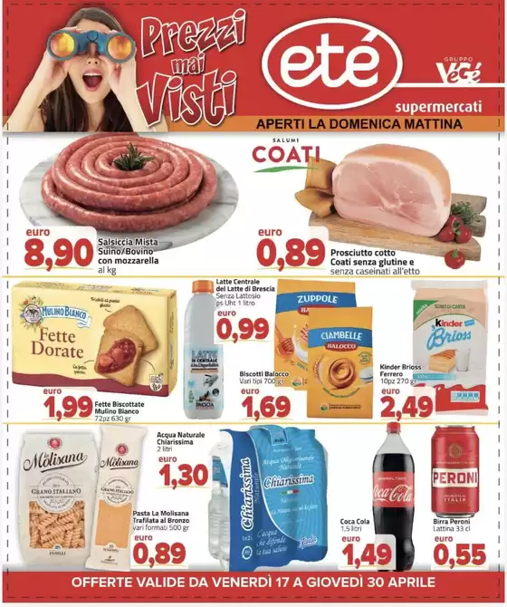 Volantino Etè | Prezzi mai visti | 2026-04-17T00:00:00.000Z - 2026-04-30T00:00:00.000Z