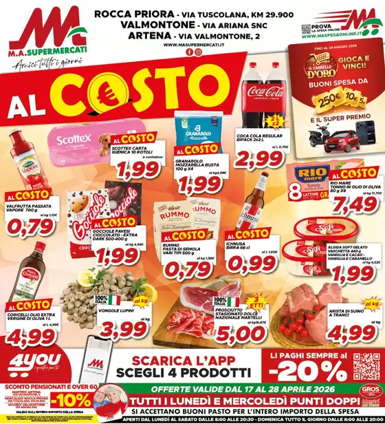 Volantino MA Supermercati | Al costo | 2026-04-17T00:00:00.000Z - 2026-04-28T00:00:00.000Z