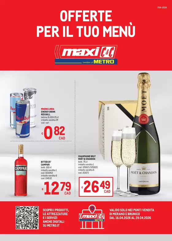 Volantino Metro | Offerte per il tuo Menù - MAXI | 2026-04-17T00:00:00.000Z - 2026-04-29T00:00:00.000Z