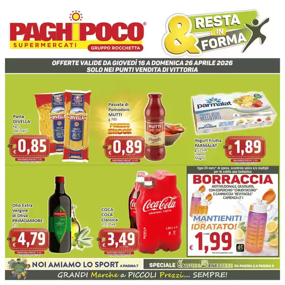 Volantino PaghiPoco | Resta in forma  | 2026-04-17T00:00:00.000Z - 2026-04-26T00:00:00.000Z