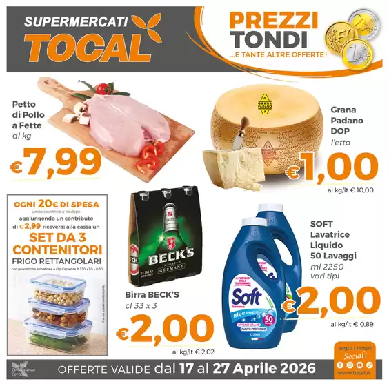 Volantino Tocal  | Prezzi tondi | 2026-04-17T00:00:00.000Z - 2026-04-27T00:00:00.000Z