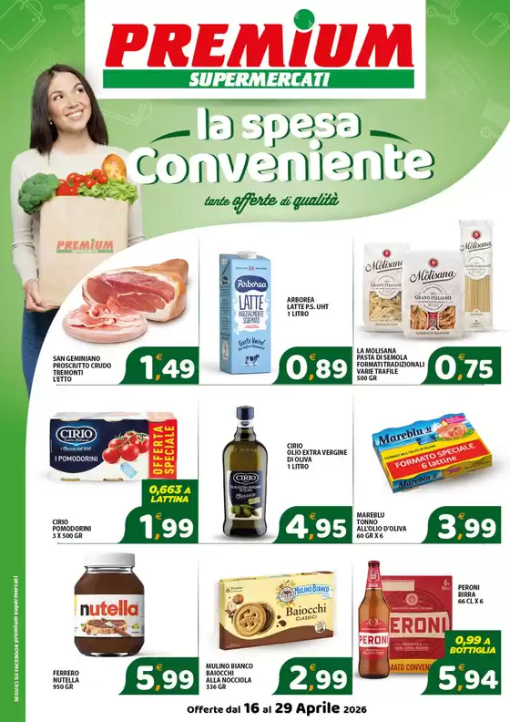 Volantino Premium Supermercati | La spesa conveniente | 2026-04-20T00:00:00.000Z - 2026-04-29T00:00:00.000Z