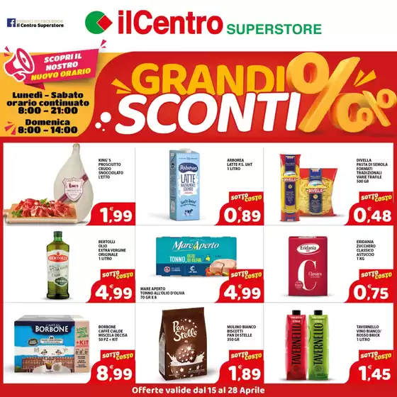 Volantino Il Centro Superstore | Grandi sconti | 2026-04-15T00:00:00.000Z - 2026-04-28T00:00:00.000Z