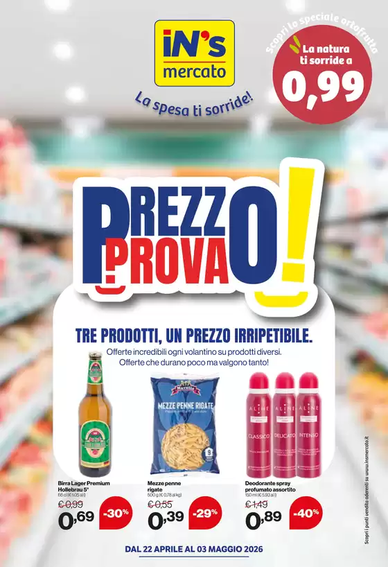 Volantino IN'S | Prezzo Prova | 2026-04-22T00:00:00.000Z - 2026-05-03T00:00:00.000Z