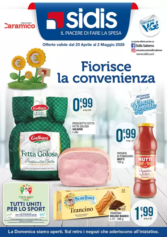 Volantino Sidis | Fiorisce la convenienza | 2026-04-20T00:00:00.000Z - 2026-05-02T00:00:00.000Z