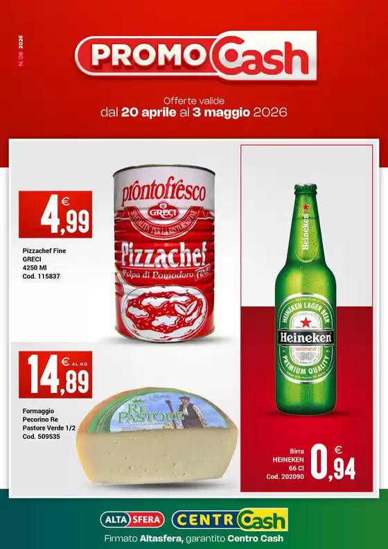 Volantino Centro Cash | Dal 20 aprile al 3 maggio 2026 | 2026-04-20T00:00:00.000Z - 2026-05-03T00:00:00.000Z