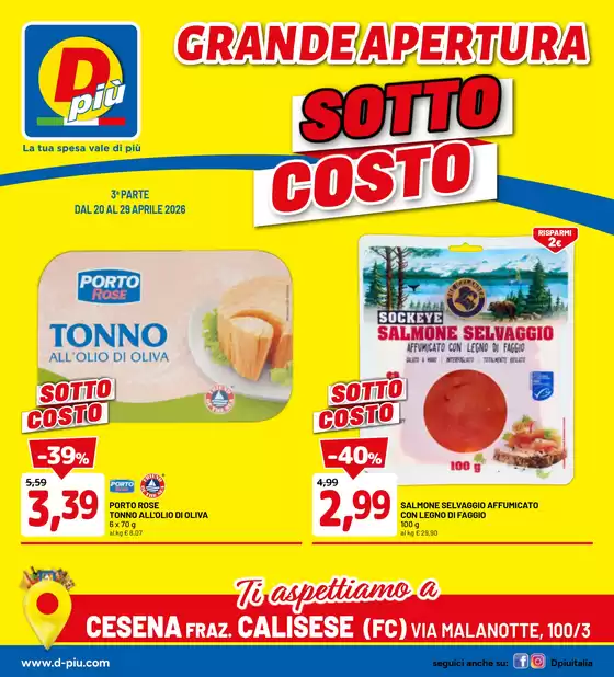 Volantino Dpiu | Sotto costo | 2026-04-20T00:00:00.000Z - 2026-04-29T00:00:00.000Z