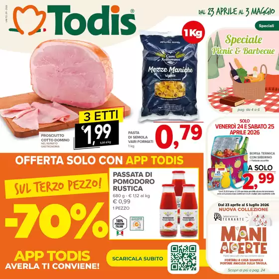 Volantino Todis | Speciale picnic & barbecue | 2026-04-23T00:00:00.000Z - 2026-07-05T00:00:00.000Z