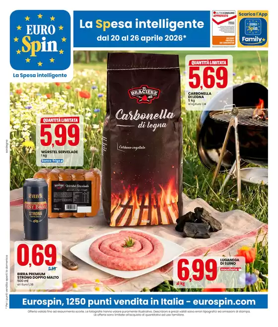Volantino Eurospin a Montecampione | SPECIALE GRIGLIATA | 2026-04-20T00:00:00.000Z - 2026-04-26T00:00:00.000Z