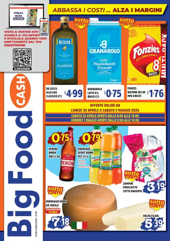 Volantino Big Food | Abbassa i costi...Alza i margini | 2026-04-20T00:00:00.000Z - 2026-05-02T00:00:00.000Z