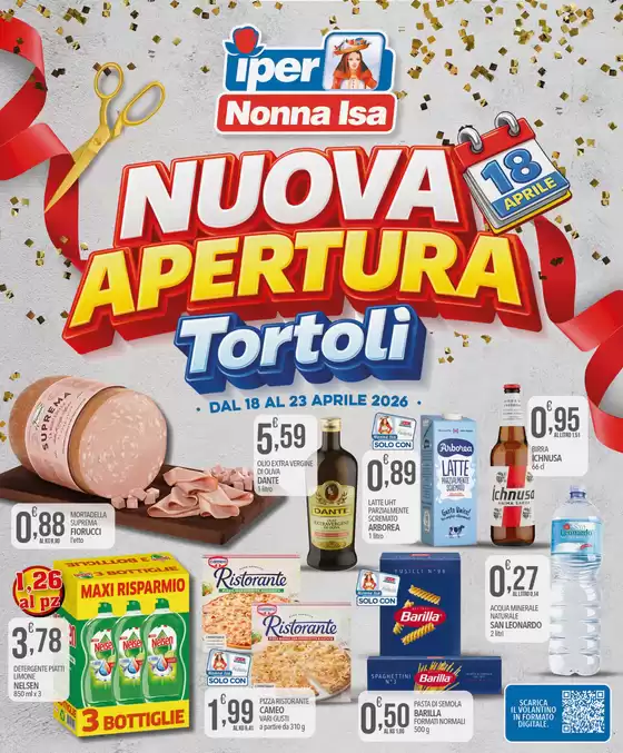 Volantino Iper Nonna Isa | Nuova apertura tortoli | 2026-04-18T00:00:00.000Z - 2026-04-23T00:00:00.000Z
