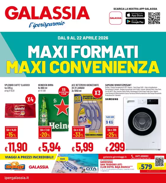 Volantino Galassia | Maxi formati, maxi convenienza | 2026-04-21T00:00:00.000Z - 2026-04-22T00:00:00.000Z