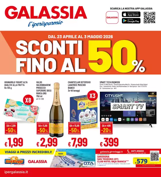 Volantino Galassia | Sconti fino al 50% | 2026-04-23T00:00:00.000Z - 2026-05-03T00:00:00.000Z