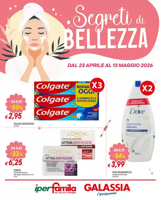 Volantino Galassia | Segreti di bellezza | 2026-04-23T00:00:00.000Z - 2026-05-13T00:00:00.000Z