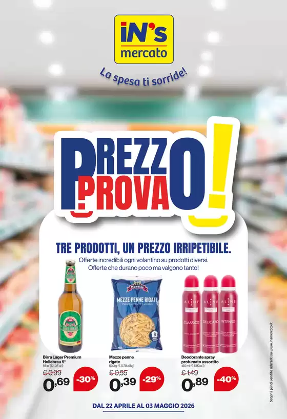 Volantino IN'S a Montecampione | Prezzo Prova | 2026-04-22T00:00:00.000Z - 2026-05-03T00:00:00.000Z