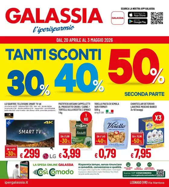 Volantino Galassia | Tanti sconti 30% 40% 50% | 2026-04-21T00:00:00.000Z - 2026-05-03T00:00:00.000Z