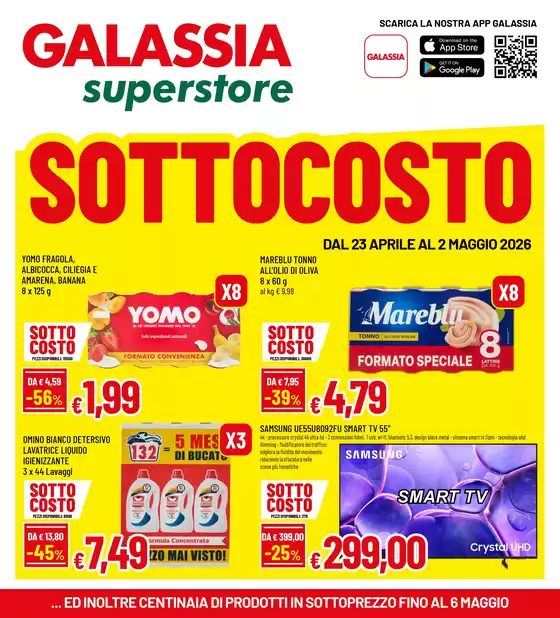 Volantino Galassia | Sottocosto | 2026-04-23T00:00:00.000Z - 2026-05-06T00:00:00.000Z