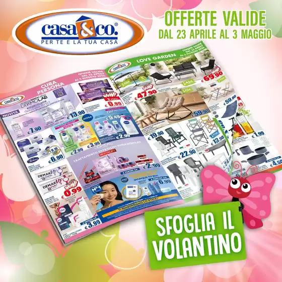 Volantino Casa & Co a Mendatica | Offerte valide dal 23 aprile al 3 maggio | 2026-04-23T00:00:00.000Z - 2026-05-03T00:00:00.000Z