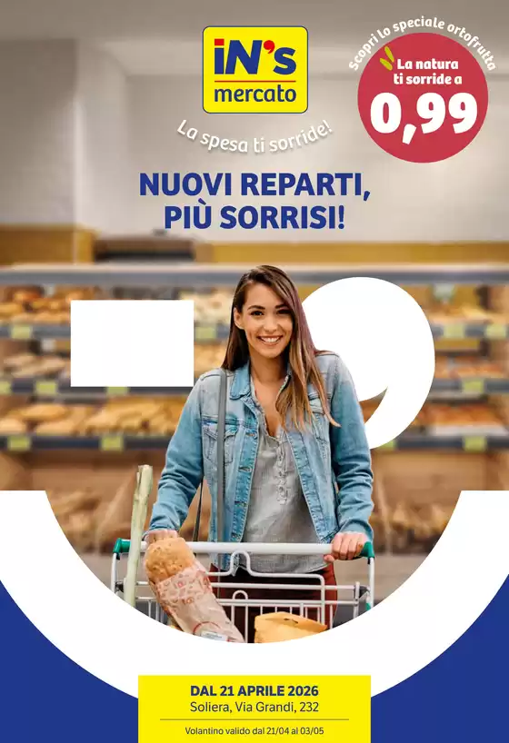 Volantino IN'S a Montecampione | Nuovi reparti, piu sorrisi! | 2026-04-21T00:00:00.000Z - 2026-05-03T00:00:00.000Z
