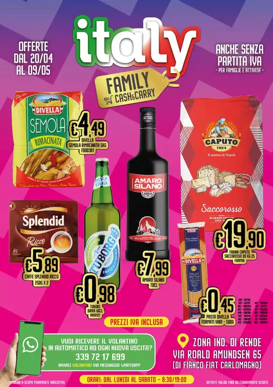 Volantino Italy Cash&Carry | offerte dal 20/04 al 09/05 | 2026-04-20T00:00:00.000Z - 2026-05-09T00:00:00.000Z