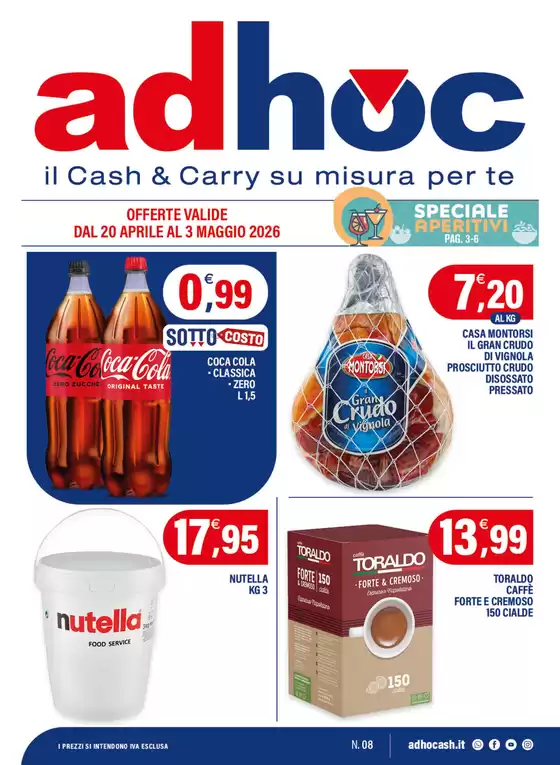 Volantino Adhoc | OFFERTE VALIDE DAL 20 APRILE AL 3 MAGGIO 2026 | 2026-04-21T00:00:00.000Z - 2026-05-03T00:00:00.000Z