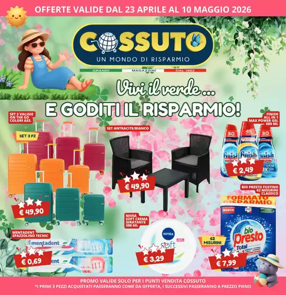 Volantino Cossuto | Vivi il verde...  | 2026-04-23T00:00:00.000Z - 2026-05-10T00:00:00.000Z