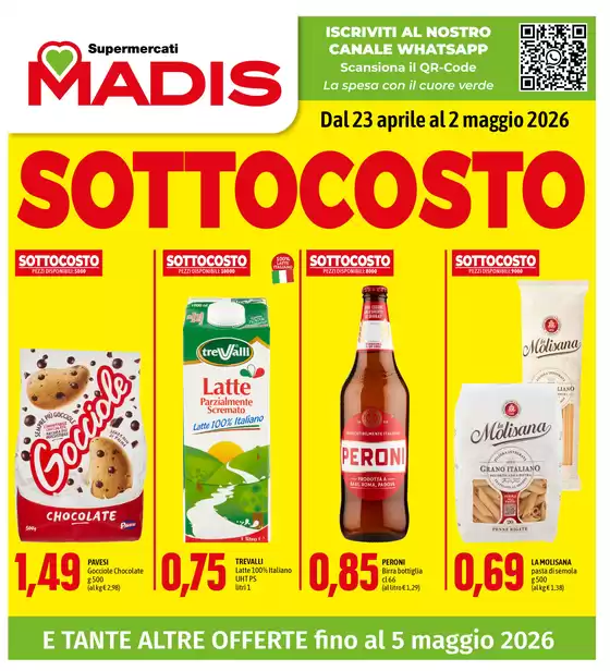 Volantino Madis | Sottocosto | 2026-04-23T00:00:00.000Z - 2026-05-02T00:00:00.000Z