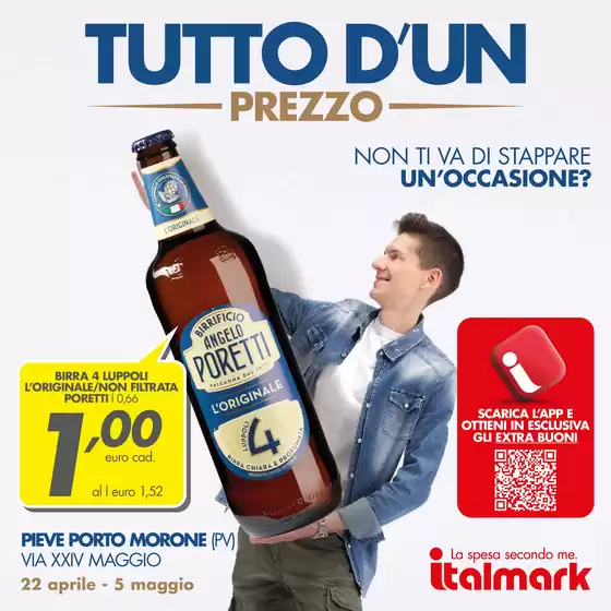 Volantino Italmark | Tutto d'un prezzo | 2026-04-22T00:00:00.000Z - 2026-05-05T00:00:00.000Z