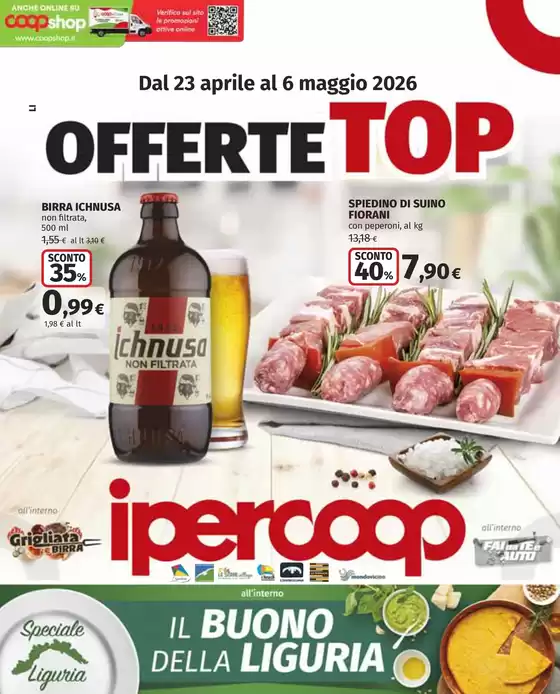 Volantino Ipercoop | Offerte Top | 2026-04-23T00:00:00.000Z - 2026-05-06T00:00:00.000Z