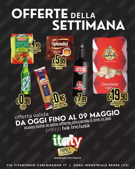 Volantino Italy Cash&Carry | Offerte della settimana | 2026-04-01T00:00:00.000Z - 2026-05-09T00:00:00.000Z