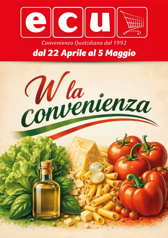 Volantino Ecu a Voltaggio | W la convenienza | 2026-04-22T00:00:00.000Z - 2026-05-05T00:00:00.000Z