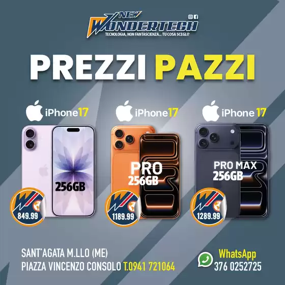 Volantino New Wondertech | PREZZI PAZZI | 2026-04-22T00:00:00.000Z - 2026-04-27T00:00:00.000Z