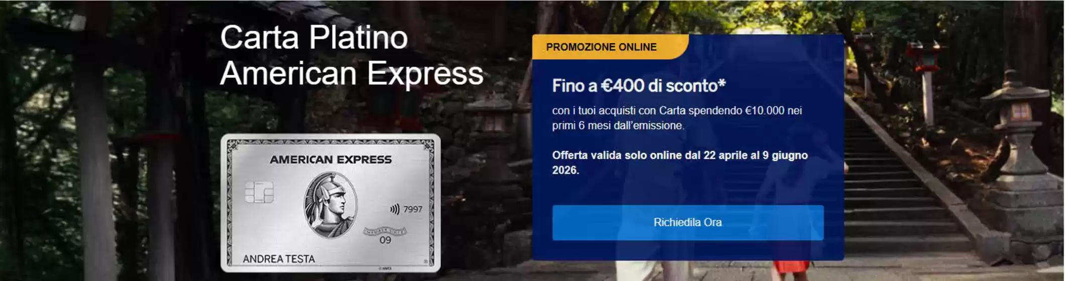 Volantino American Express a Morbegno | Promozione online  | 2026-04-22T00:00:00.000Z - 2026-06-09T00:00:00.000Z