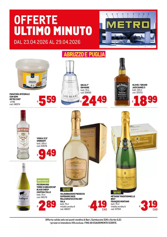 Volantino Metro | Offerte Ultimo Minuto - AREA 5 | 2026-04-23T00:00:00.000Z - 2026-04-29T00:00:00.000Z