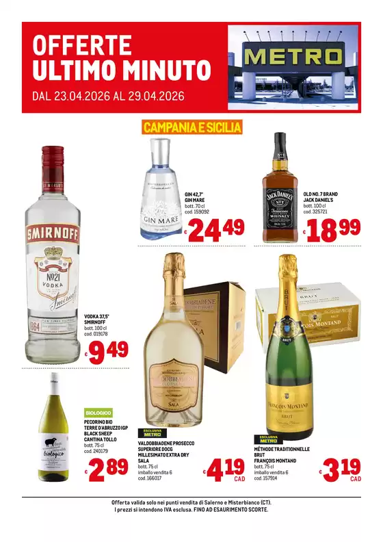 Volantino Metro | Offerte Ultimo Minuto - AREA 6 | 2026-04-23T00:00:00.000Z - 2026-04-29T00:00:00.000Z