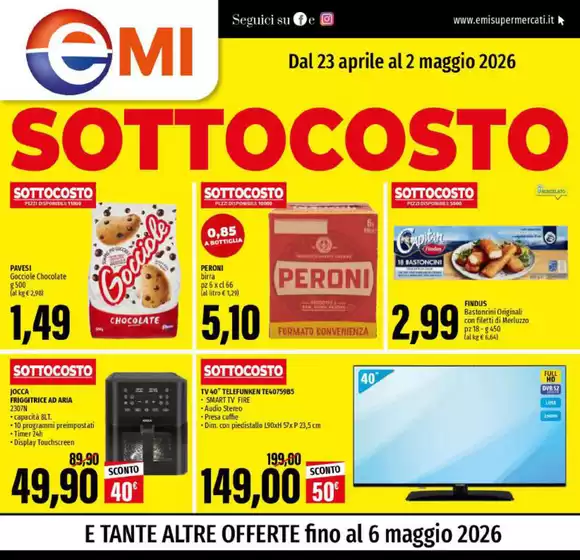 Volantino Emi a Mombaruzzo | Sottocosto | 2026-04-23T00:00:00.000Z - 2026-05-06T00:00:00.000Z