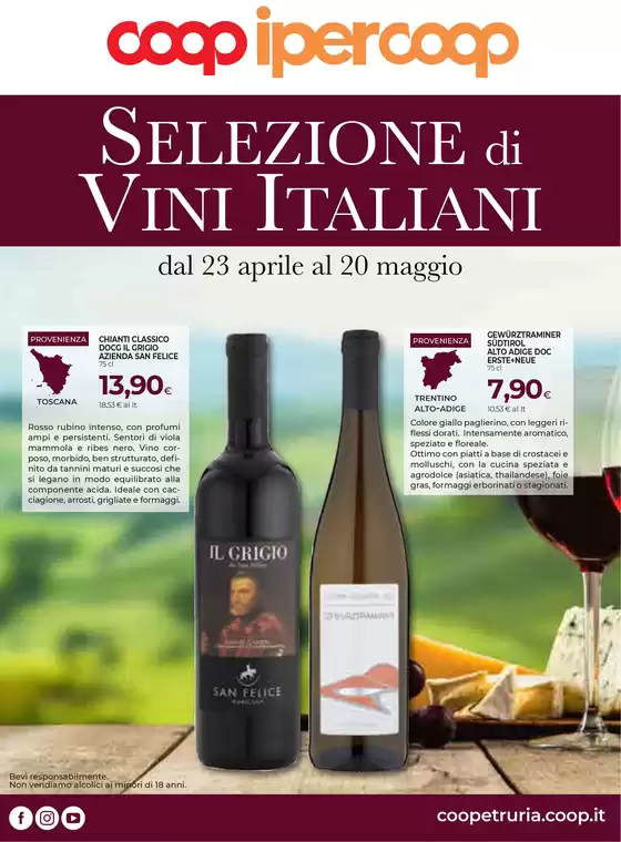 Volantino Ipercoop | CATALOGO VINI | 2026-04-23T00:00:00.000Z - 2026-05-20T00:00:00.000Z