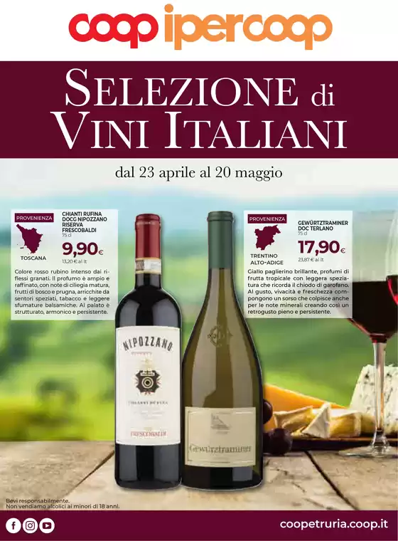 Volantino Ipercoop | CATALOGO VINO | 2026-04-23T00:00:00.000Z - 2026-05-20T00:00:00.000Z