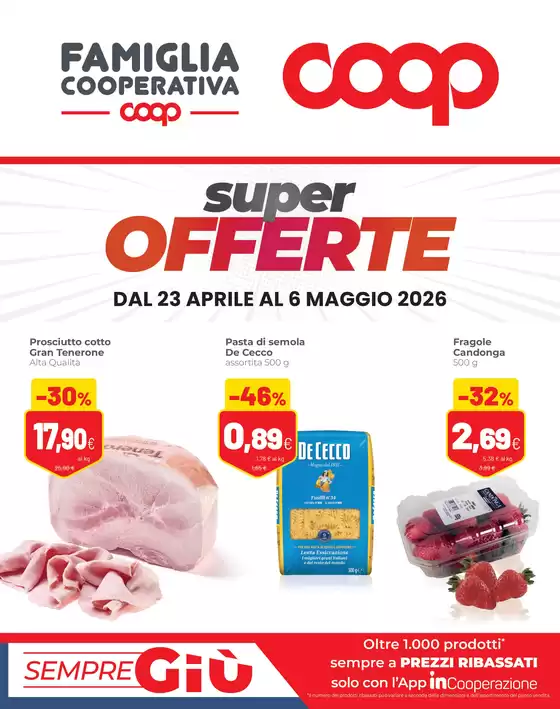 Volantino Coop | Super offerte | 2026-04-23T00:00:00.000Z - 2026-05-06T00:00:00.000Z