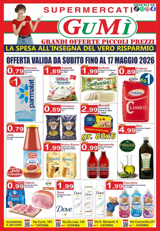 Volantino GuMì Supermercati | Grandi offerte piccoli prezzi | 2026-04-23T00:00:00.000Z - 2026-05-17T00:00:00.000Z